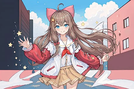 Featured image #1 for A-soul Diana 嘉然初始服装 Lora + TEXTUAL INVERSION