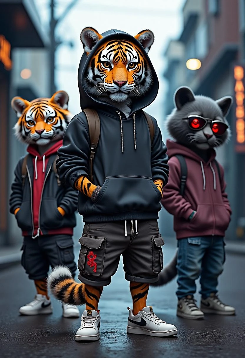 Featured image #1 for DN_Anthropomorphic Animals_Trendy Outfit Generation