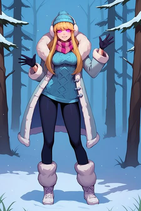 Featured image #3 for Snow Day Syndra (League of Legends) - Comission LoRA PonyXL [NSFW Support]