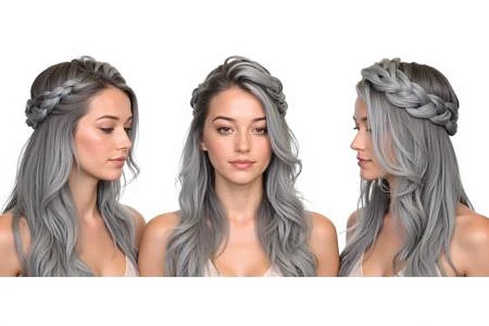 Featured image #6 for Hair Turn Flux, a character hairstyle design tool