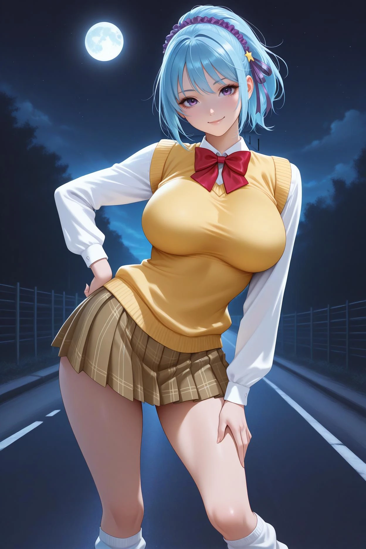 Featured image #1 for Kurumu Kurono/黒乃 胡夢 (Rosario + Vampire) SDXL LoRA [Illustrious]