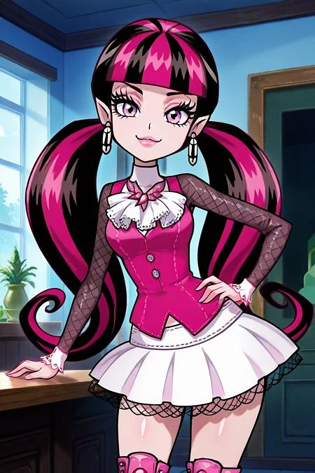 Featured image #4 for Draculaura v2: Fangtastic Fashion (Monster High) [Illustrious & Pony]