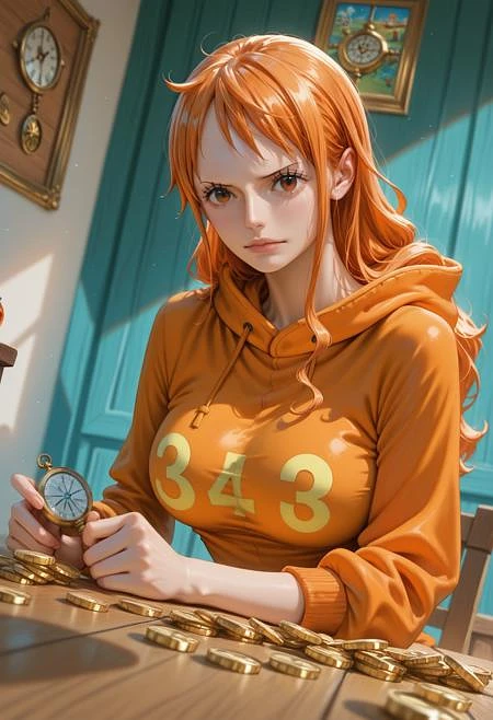 Featured image #1 for Nami | 13 outfits | One piece Character LoRA [IL]