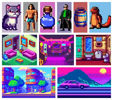 Featured image #1 for All in one Pixel Model