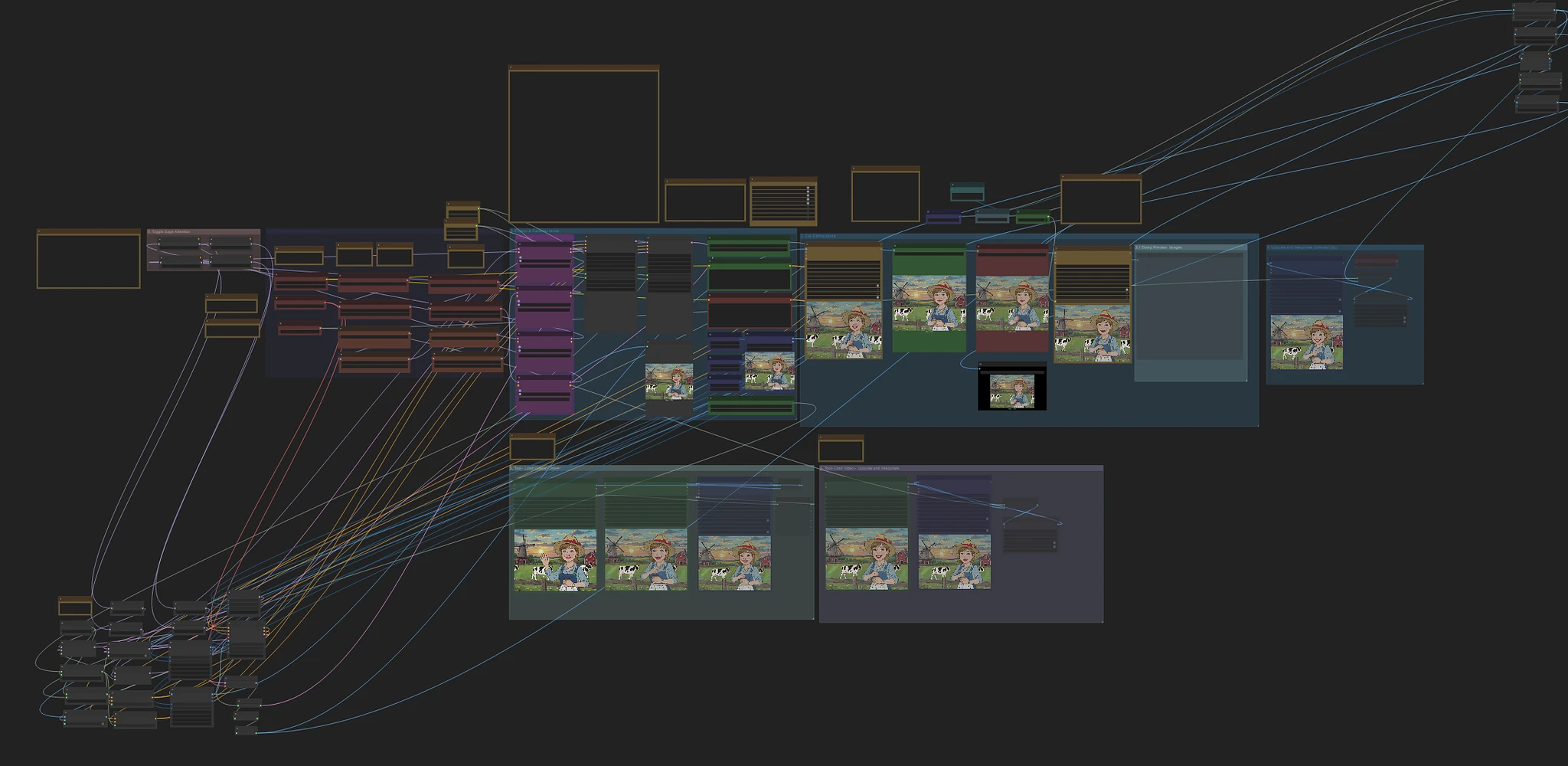 Featured image #4 for JonXL Multi Wan 2.1 + 2.2 Advanced V5 AIO Workflow - T2I T2V I2V FLF2V (Trim, Extend, Upscale, Interpolate)