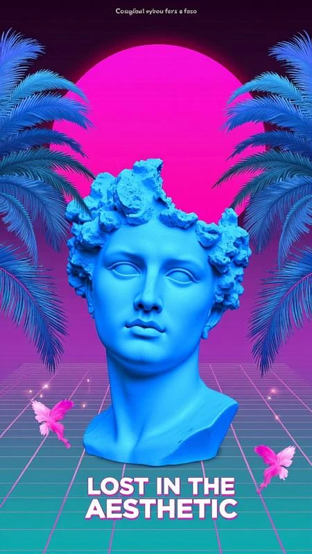 Featured image #2 for Vaporwave Graphic