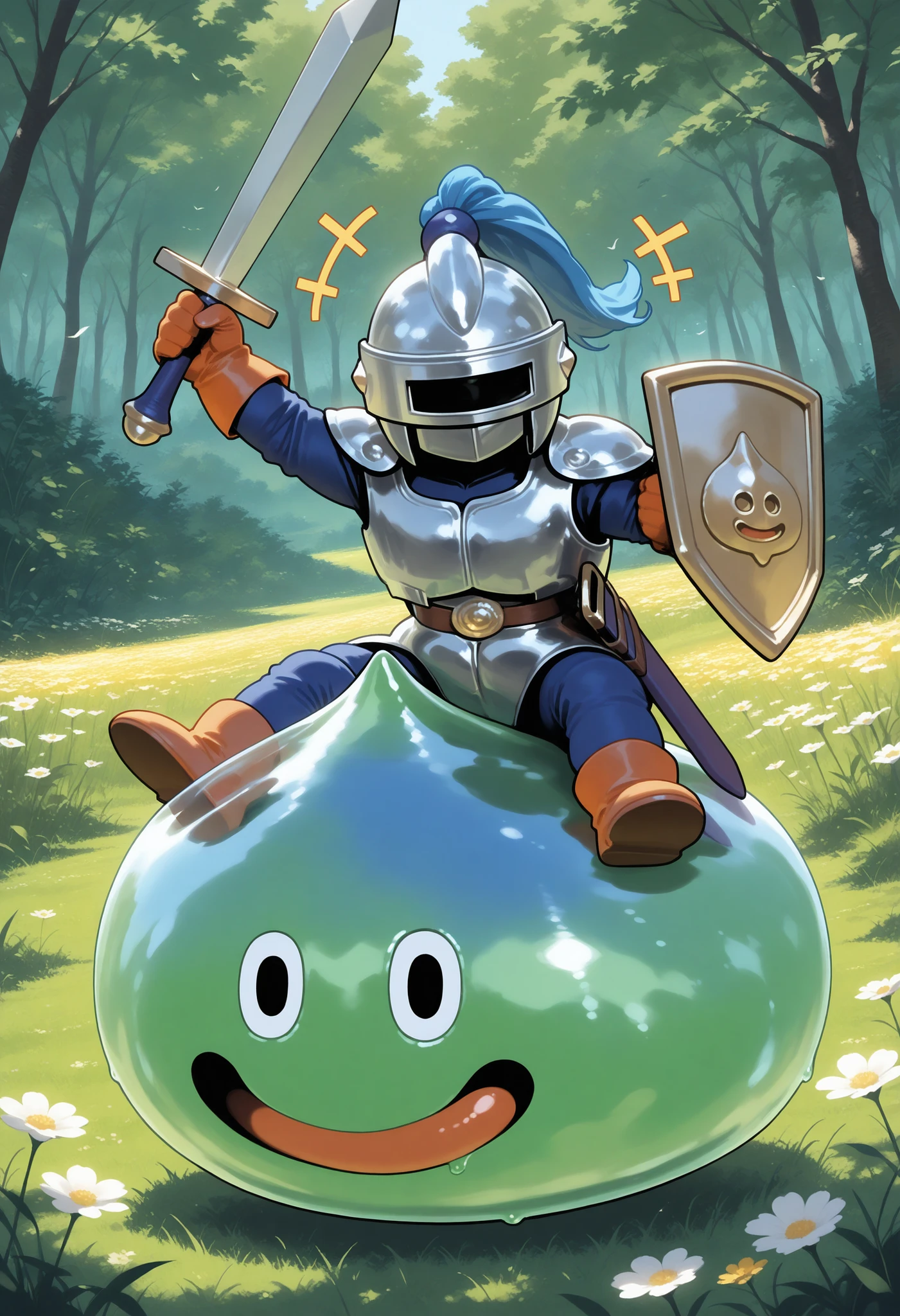 Featured image #2 for Slime knight / スライムナイト (Dragon Quest) Pony/IL/NAI