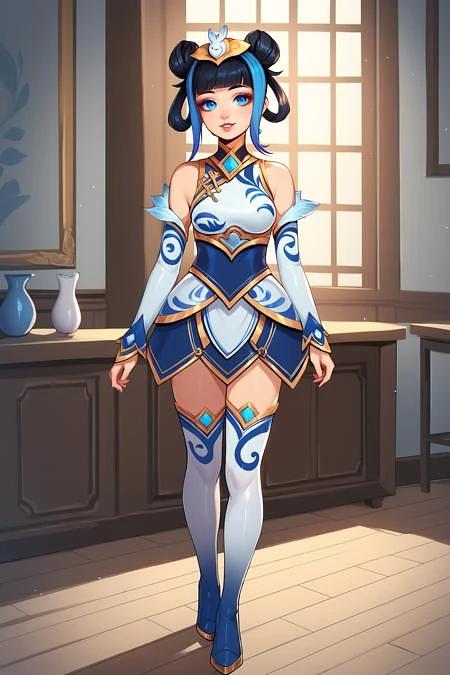 Featured image #2 for Porcelain Lux (League of Legends) - Comission LoRA PonyXL [NSFW Support]