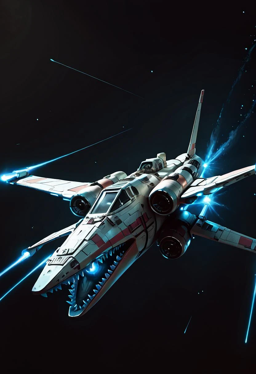 Featured image #2 for SharkWing: Carcharodon-Class Interceptor (Citron Scifi) [Illustrious]