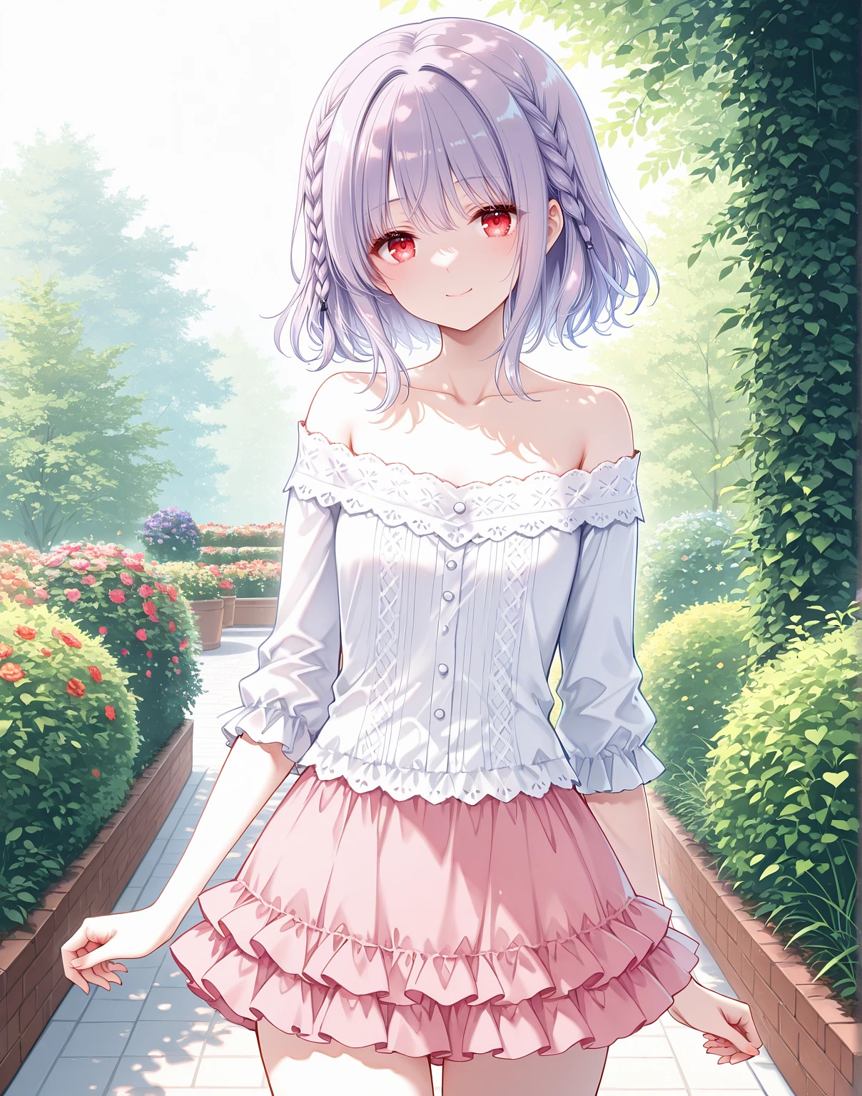Featured image #3 for [costume]off-shoulder outfit/露肩装