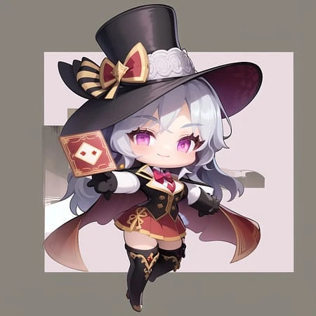 Featured image #2 for Guardian Tales 三七-SAL-独轮车 | Chibi Style Lora 52