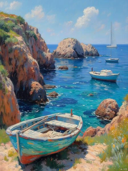 Featured image #3 for OB粗犷笔触油画 Oil painting with bold brushstrokes.