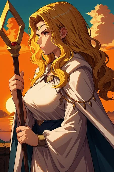 Featured image #3 for Edain/エーディン (Fire Emblem: Genealogy of the Holy War) SDXL LoRA [Pony Diffusion]
