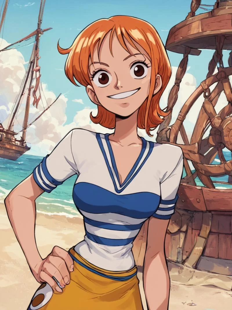 Featured image #4 for Nami  pre timeskip (One Piece) (commission)