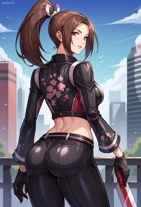 Featured image #1 for Fatal Fury/The King of Fighters - Shiranui Mai l PonyXL (2 Outfits)