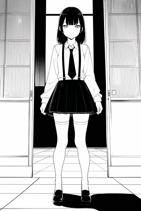 Featured image #5 for Anime Lineart / Manga-like (线稿/線画/マンガ風/漫画风) Style