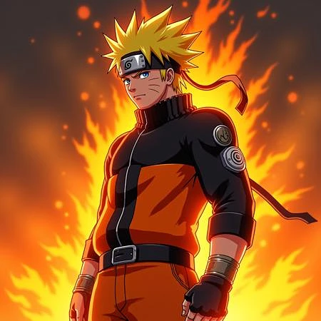 Featured image #1 for Naruto Uzumaki Flux LoRA