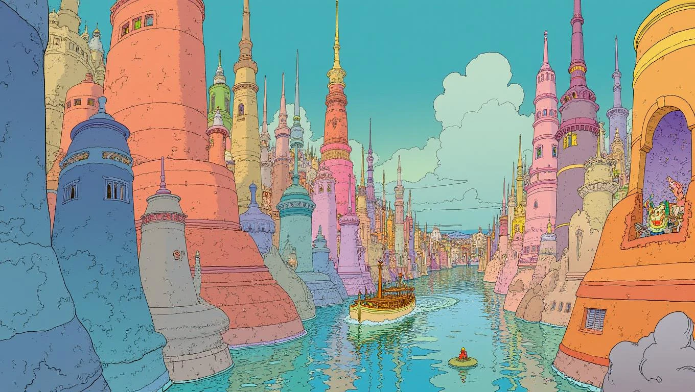 Featured image #3 for Ligne Claire (Mœbius-Jean Giraud) - [STYLE] [LORA] [FLUX]