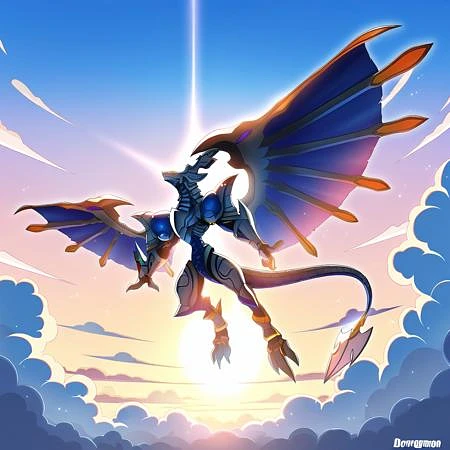 Featured image #2 for Alphamon/Dorugoramon/Dexdorugoramon (Digimon)