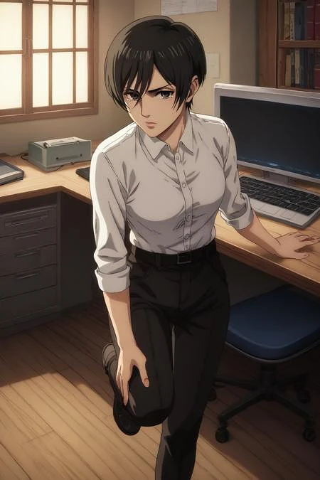 Featured image #5 for Mikasa Ackerman | Shingeki no Kyojin / Attack on Titan | Pony/Flux.1