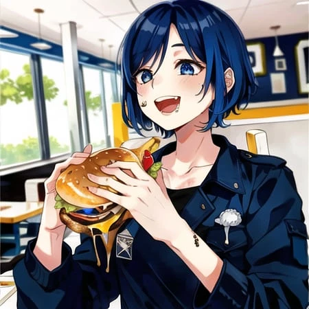 Featured image #2 for Eating a hamburger