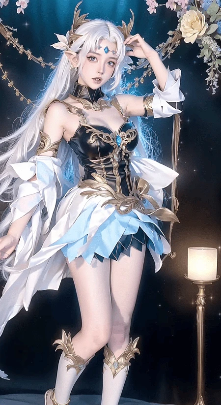Featured image #5 for army officer's hat ornaments(Diao Chan)'s skin in in Honor of Kings:Midsummer Night's Dream