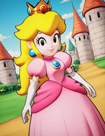 Featured image #3 for Princess Peach (ピーチ姫) - Super Mario Bros - COMMISSION