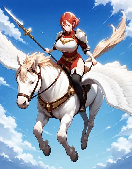 Featured image #3 for Pegasus knight / ペガサスナイト (Fire Emblem) Pony/Flux/IL