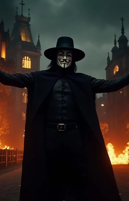 Featured image #3 for V for Vendetta - Flux1.D & SDXL