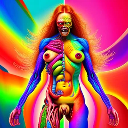 Featured image #3 for Vibrant Grotesque Horror