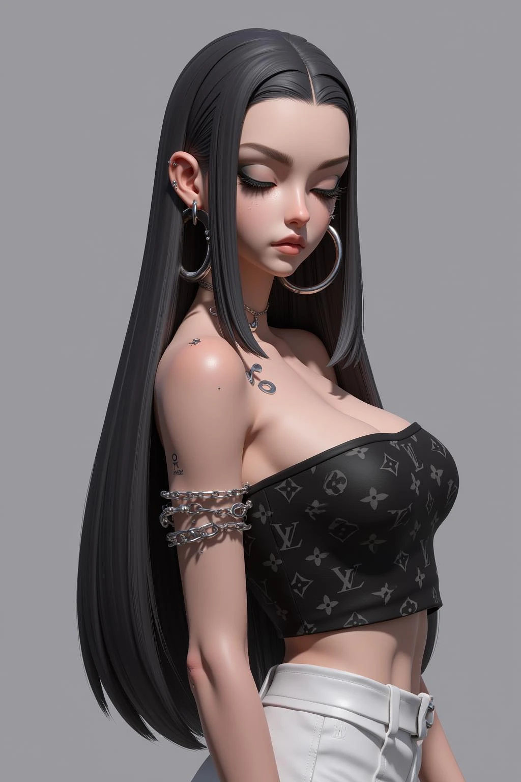 Featured image #2 for Fashion girl (3D rendering)F.1