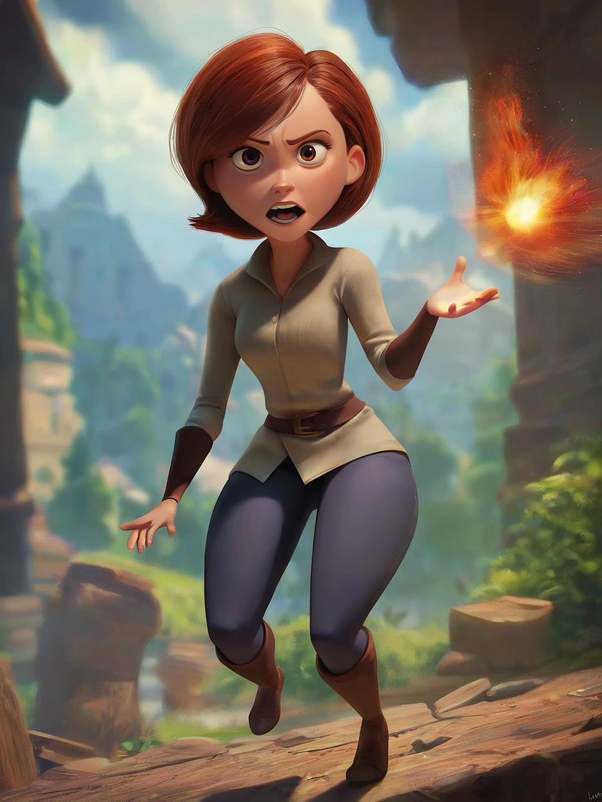 Featured image #3 for Helen Parr (Incredibles) PonyDiffusionXL/illustriousXL