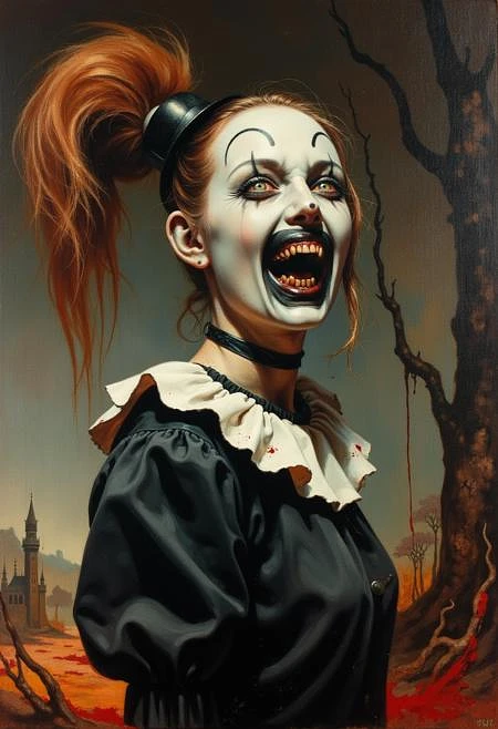 Featured image #4 for Terrifying Clown (FLUX)
