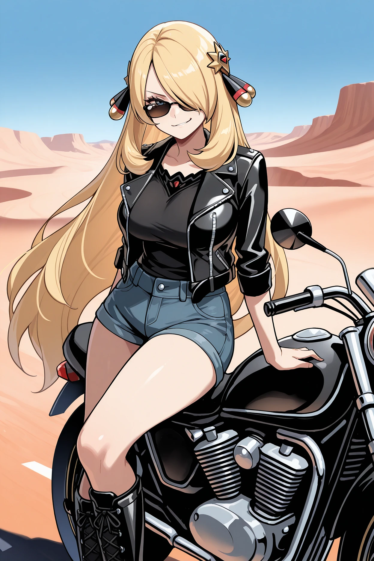 Featured image #5 for Cynthia/シロナ (Pokemon Diamond and Pearl) SDXL LoRA | 6 Outfits [Illustrious]