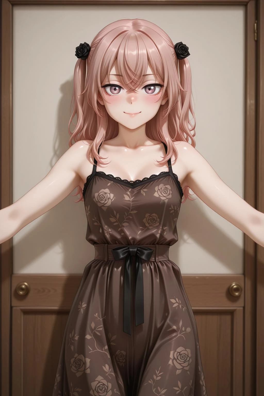 Featured image #1 for Mocha Petal Dress - Illu