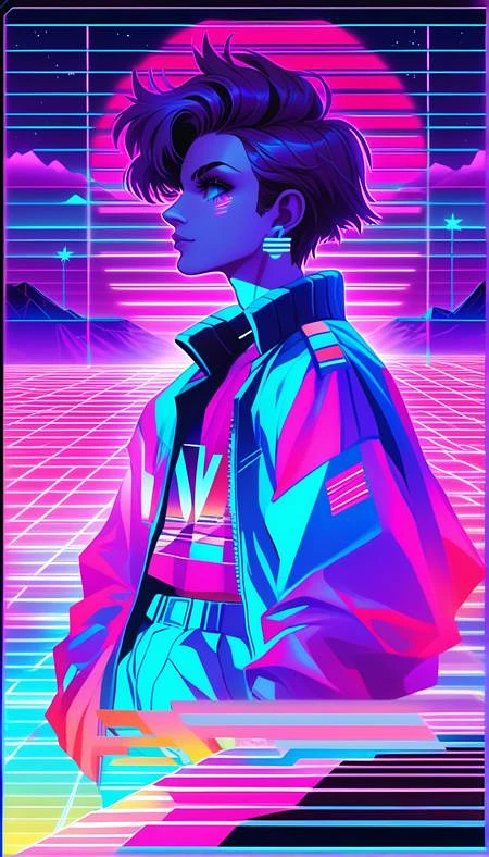 Featured image #1 for Synthwave Pony