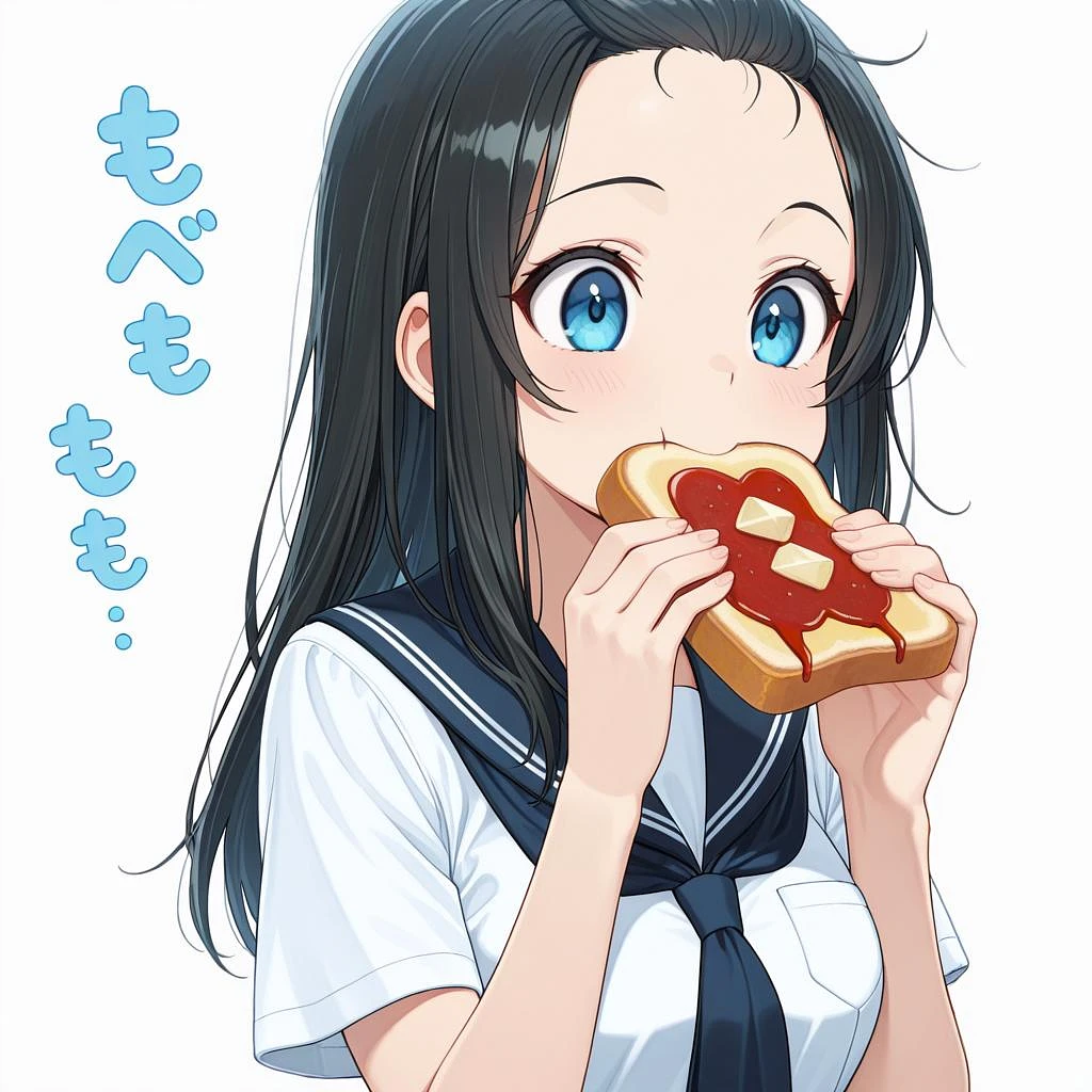 Featured image #5 for Civitai かじったりする食べ物パン他ワイルドカード20選 / 20 wildcard selections of bread and other foods that you can bite into