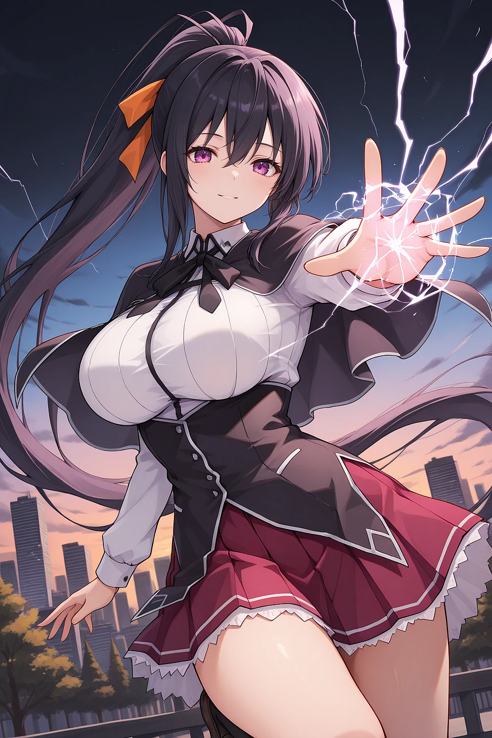 Featured image #1 for Akeno Himejima 姫島 朱乃 | High School DxD | 3 Outfits [IllustriousXL]