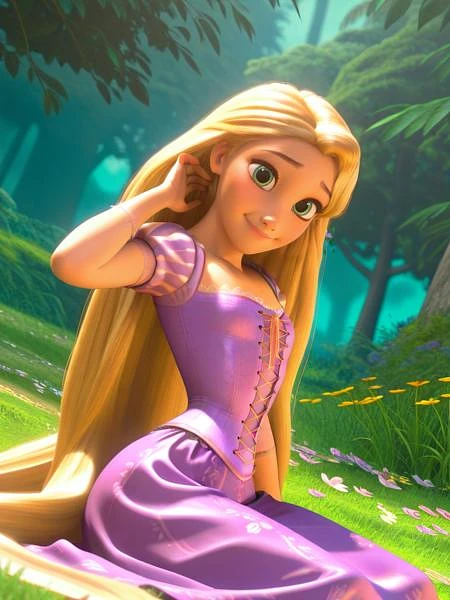 Featured image #2 for Rapunzel (Tangled) Disney Princess - | Illustrious XL | XL PONY | SD 1.5 | - by YeiyeiArt
