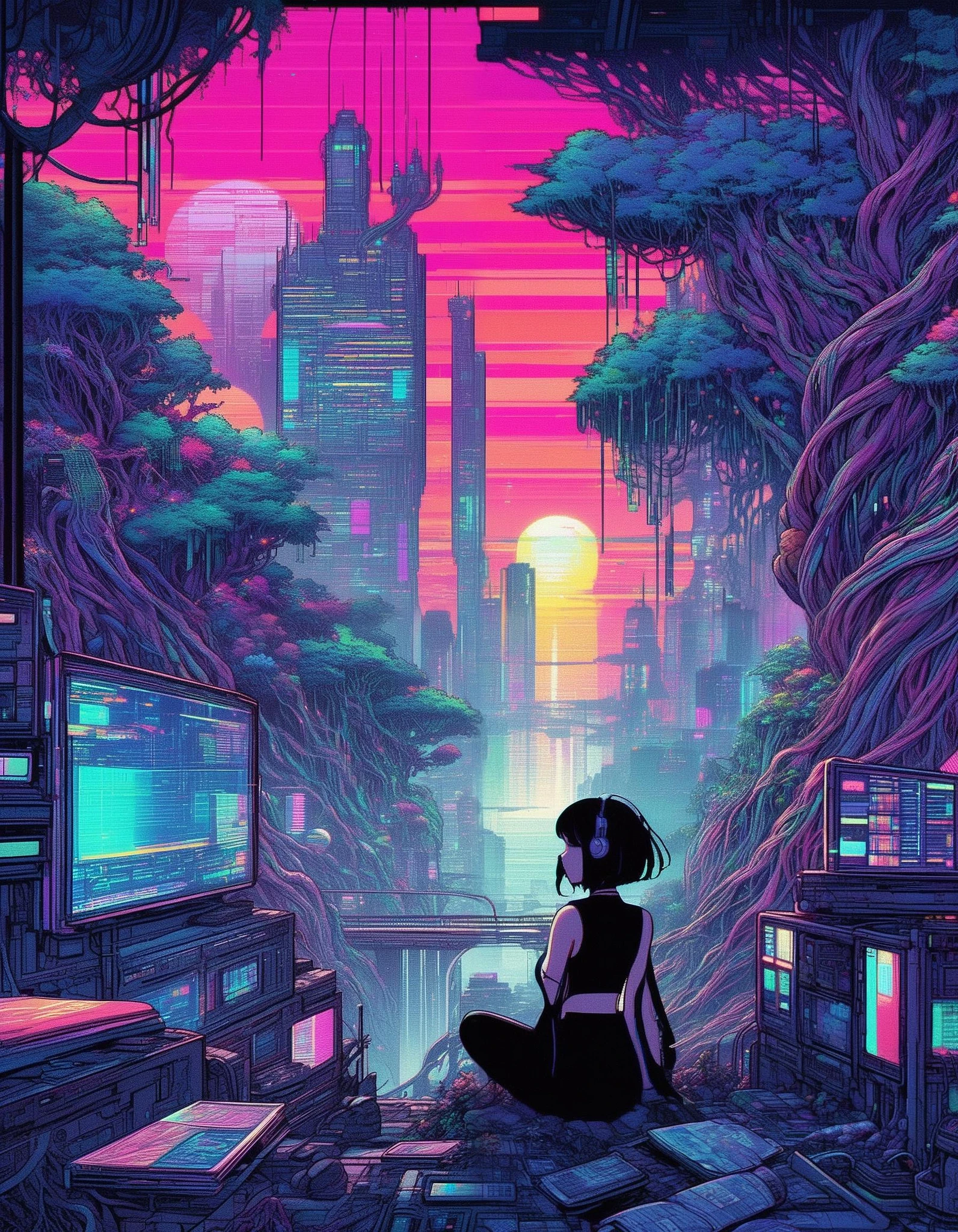 Featured image #2 for Retro Glitch [SDXL / Illustrious]