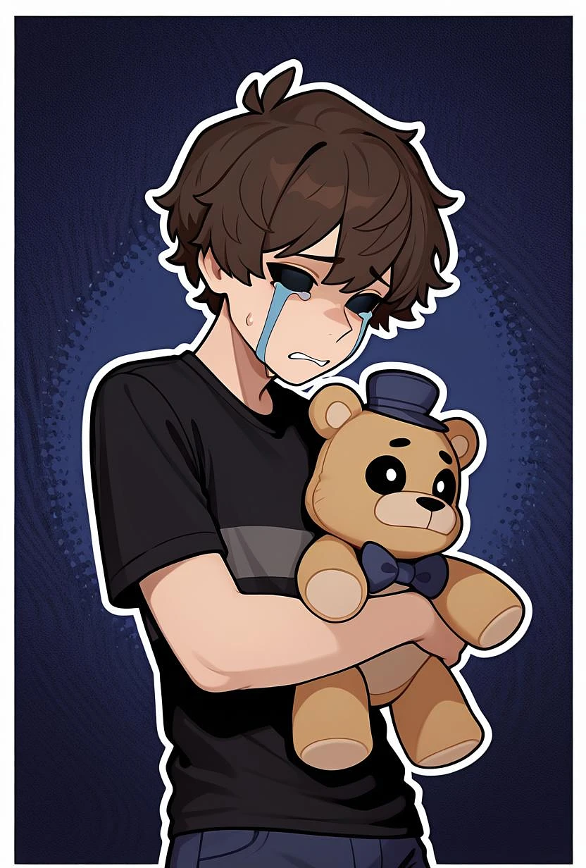 Featured image #2 for Crying Child / Dave Afton / Evan Afton -- FNAF / Five Nights at Freddy's illust
