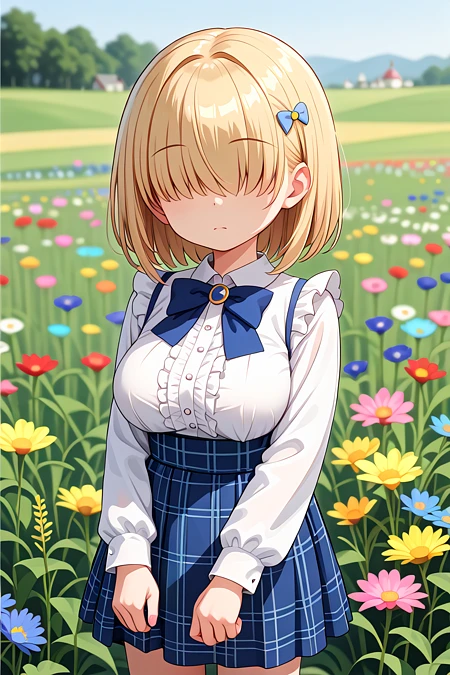 Featured image #2 for [SDXL]  "Hair over eyes" helper / 目隠れ補助