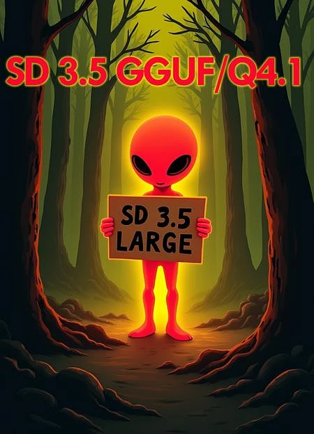 Featured image #2 for SD 3.5 Large GGUF Q4/Q4.1 Q5/Q5.1 Q8 F16