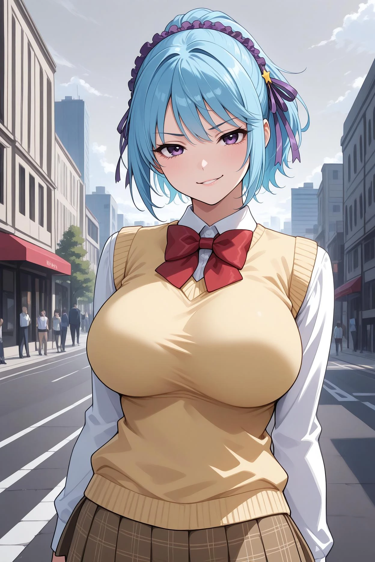 Featured image #3 for Kurumu Kurono/黒乃 胡夢 (Rosario + Vampire) SDXL LoRA [Illustrious]