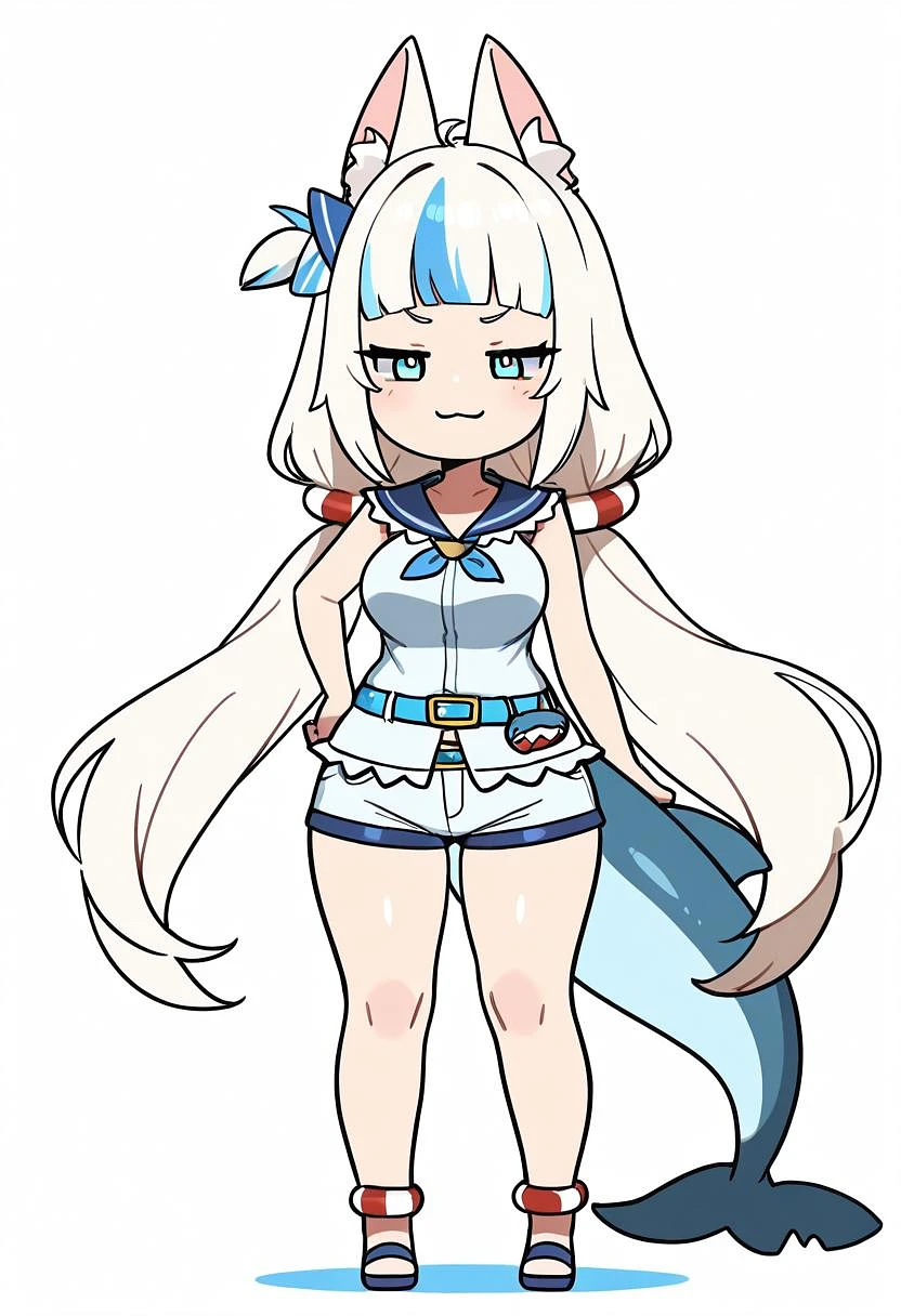 Featured image #4 for Saba: Sameko Saba | Gawr Gura (Indie VTuber) [Illustrious]