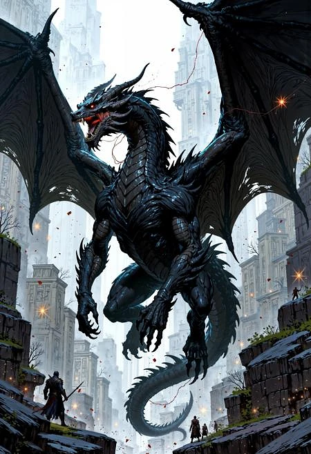 Featured image #5 for Velvet's Epic Dragons | Flux