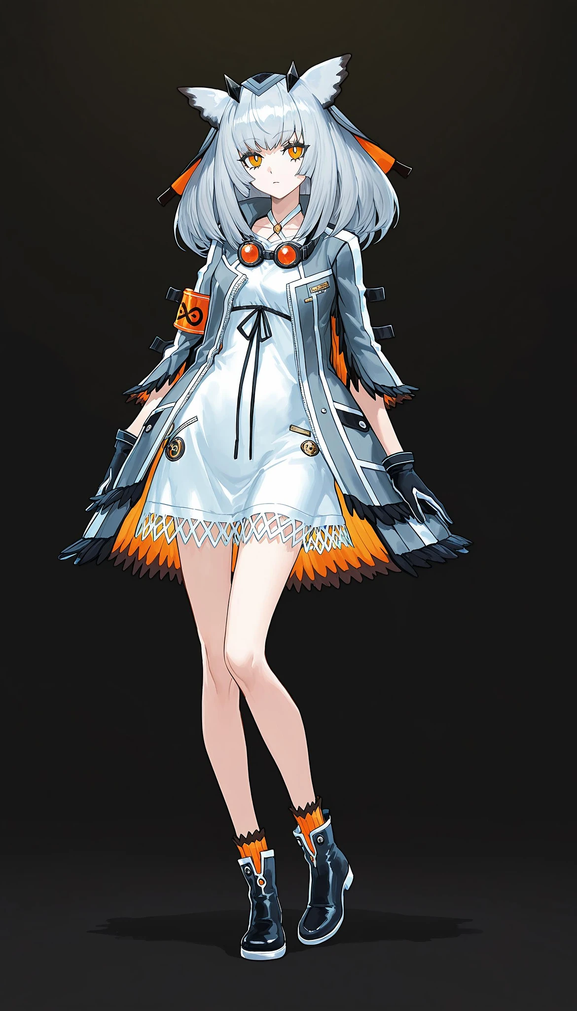 Featured image #2 for Ptilopsis\ フィリオプシス\ 白面鸮 [5 Outfits] (明日方舟\Arknights\アークナイツ)