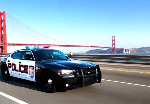 Featured image #1 for Wan2.1 T2V 14B American's dodge charger pursuit police car