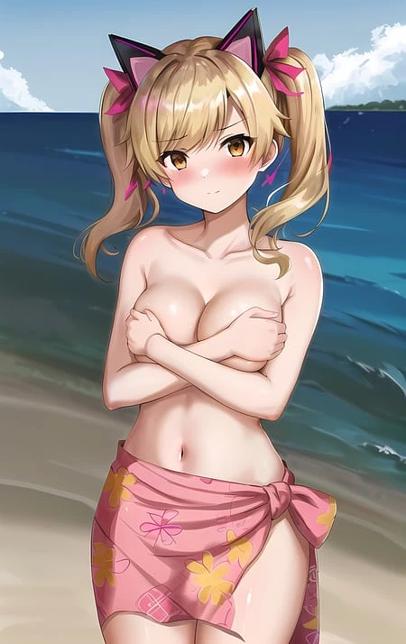 Featured image #3 for Corneo's Covering Breasts TI Embed - Arms Crossed Version