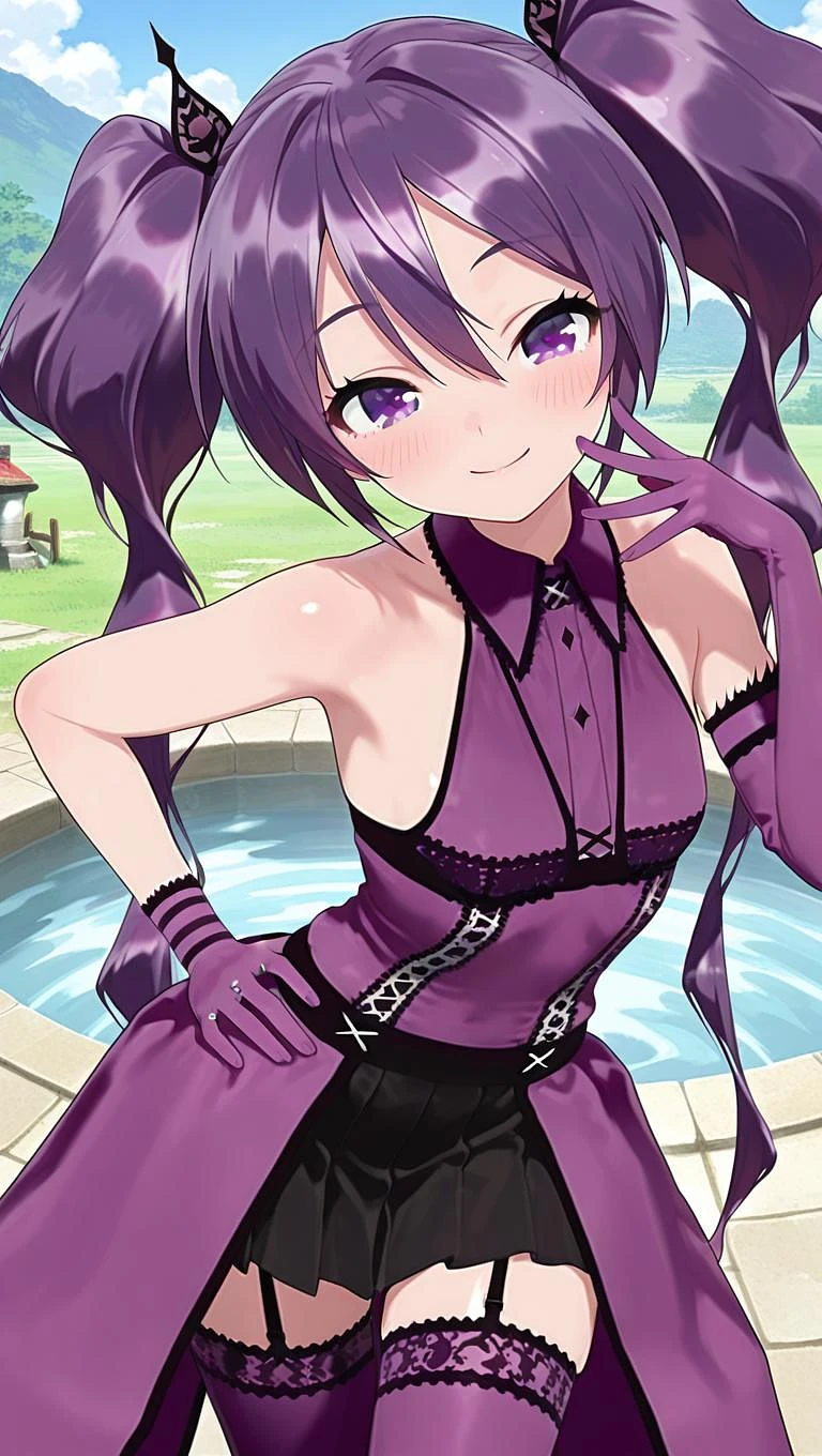 Featured image #6 for 初音未来 紫罗兰蝴蝶-博歌乐（Hatsune Miku Violet Butterfly-Vocaloid）